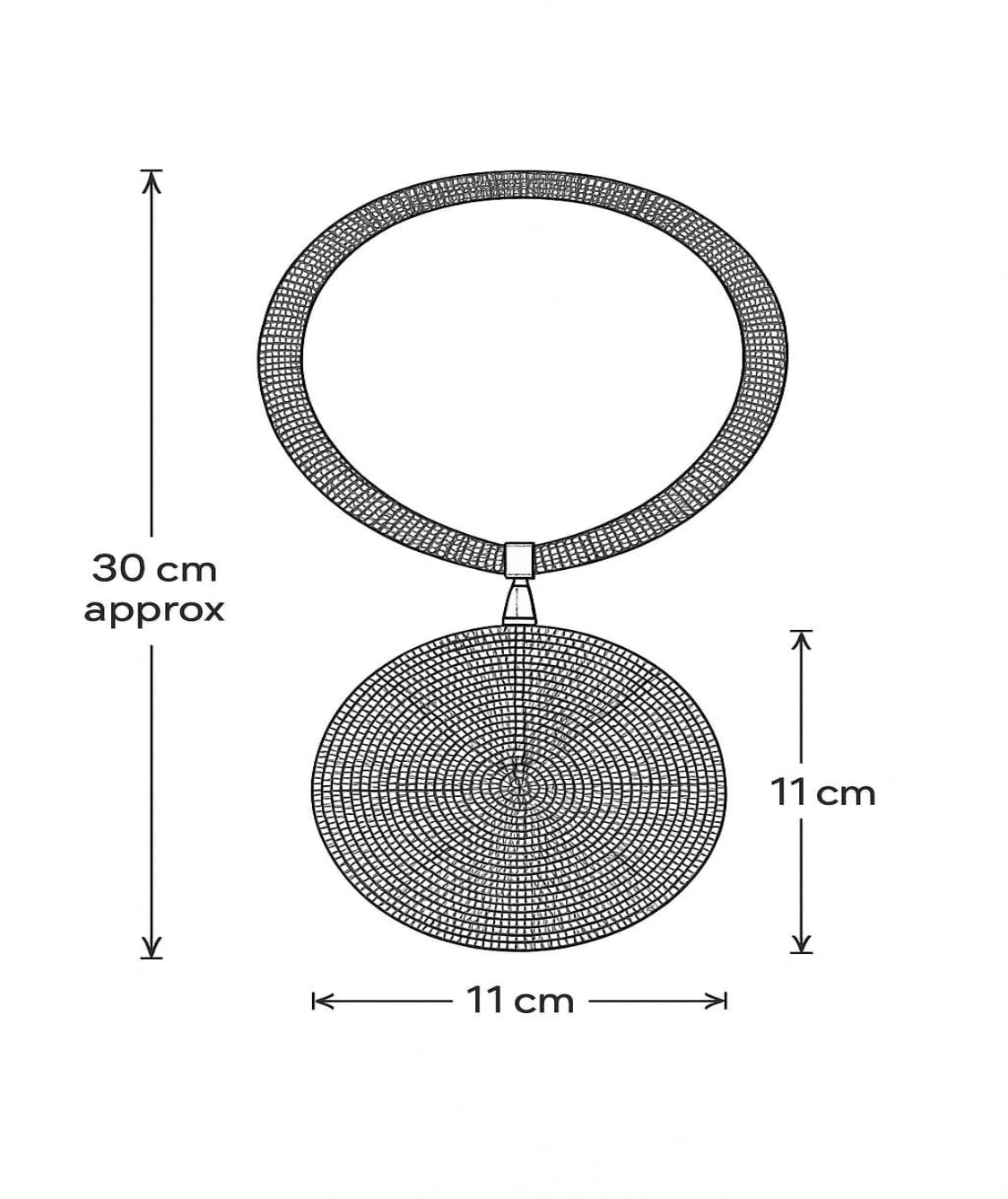 Artisan-Crafted African Glass Beaded Necklace | RED Statement Pendant | Maasai-Inspired Jewelry