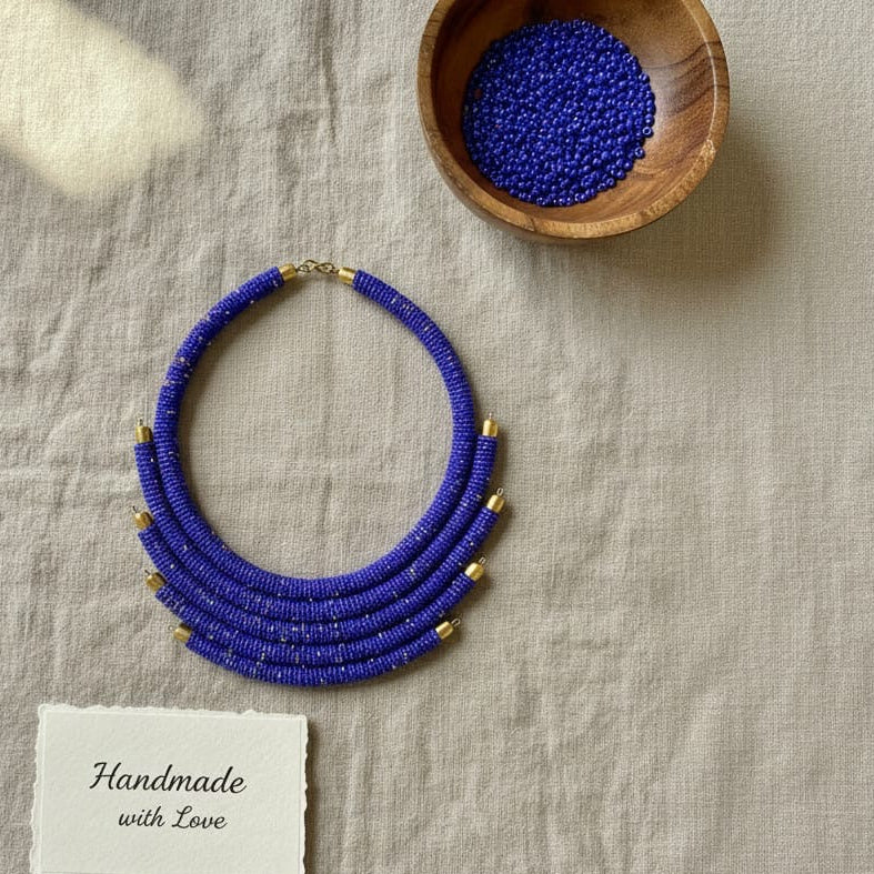 Blue Multi-Layer Necklace